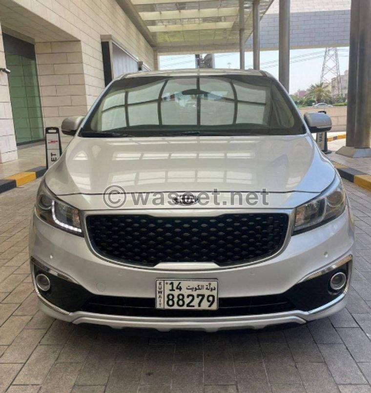 Kia Carnival 2016 model for sale 0