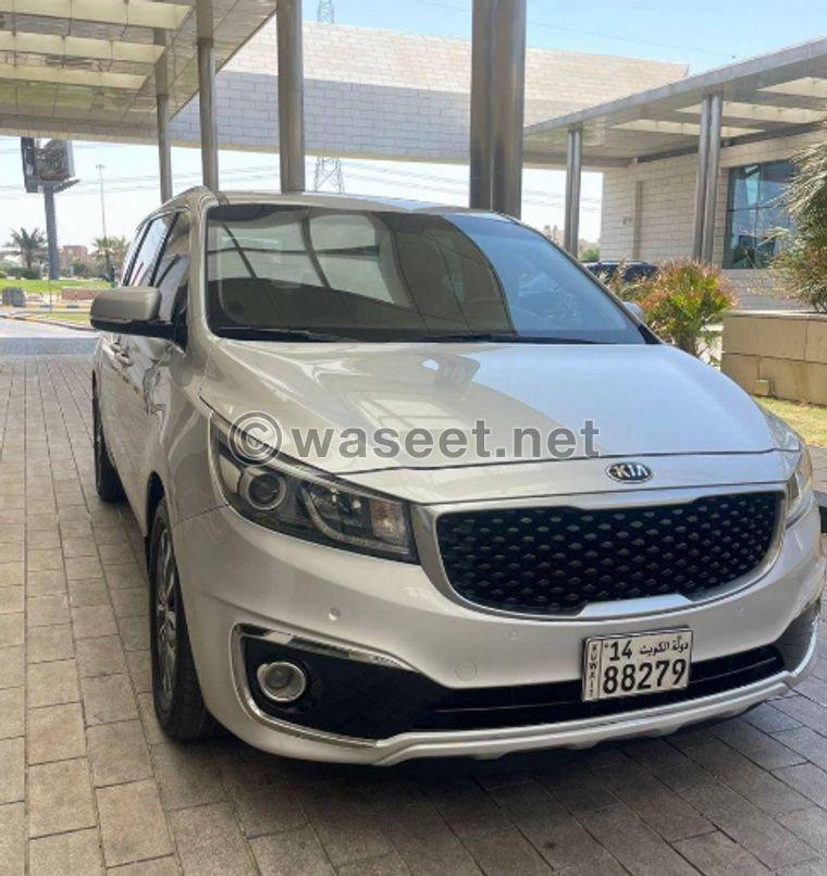 Kia Carnival 2016 model for sale 2