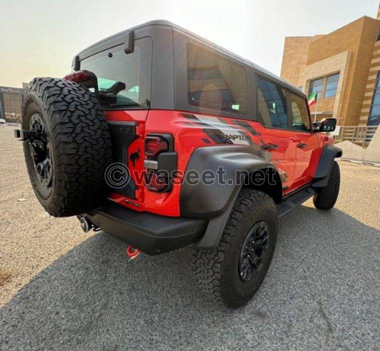 Ford Bronco Raptor 2023 for sale 7