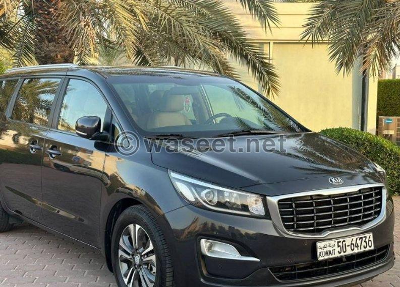 Kia Carnival 2019 model for sale 1