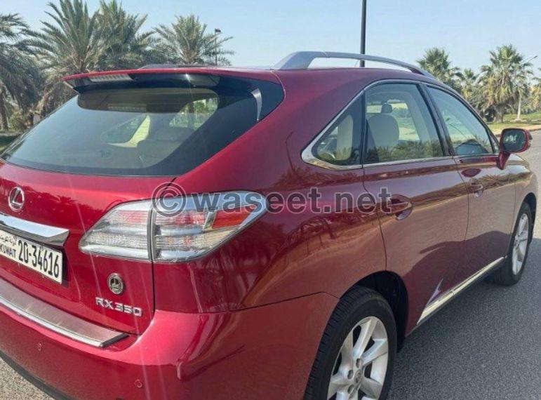   لكزس RX 350 2012  4