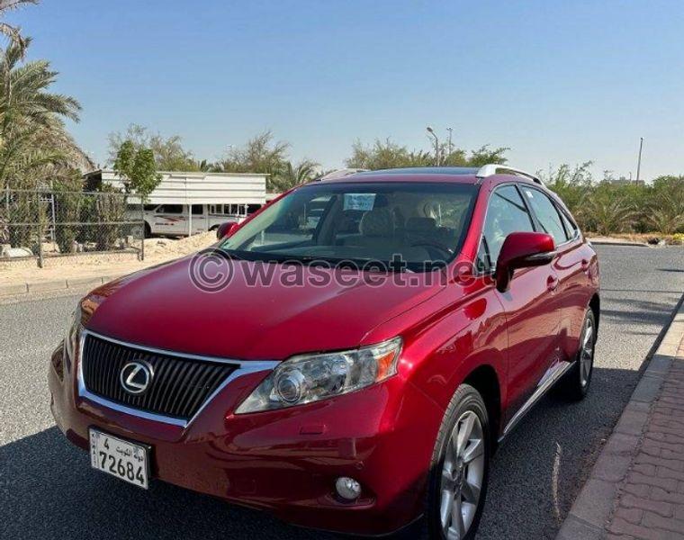 Lexus RX350 model 2010 1