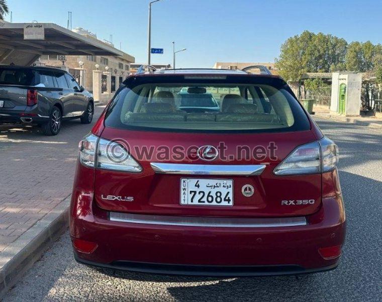 Lexus RX350 model 2010 4