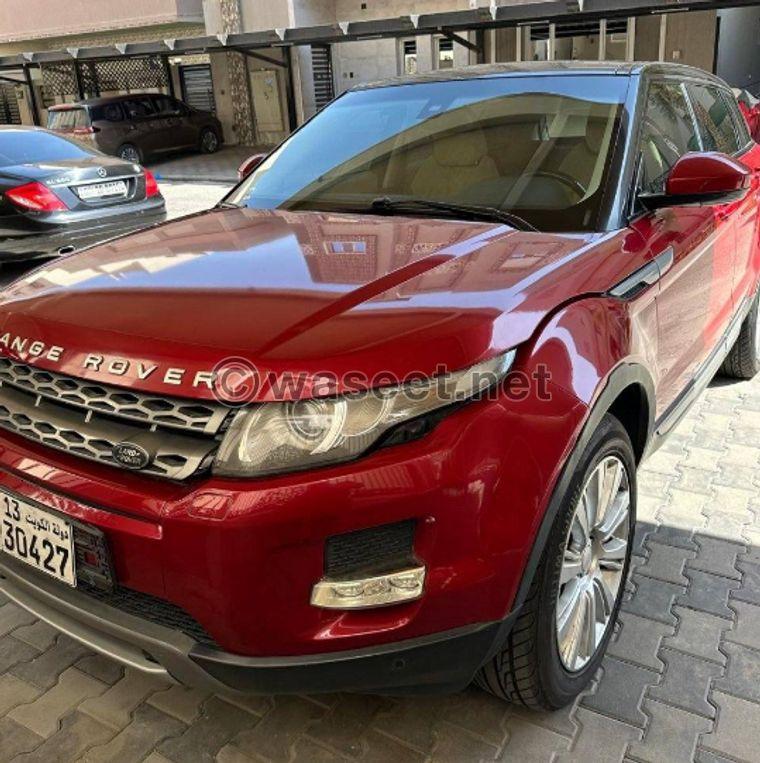 Land Rover Evoque 2015 for sale  0