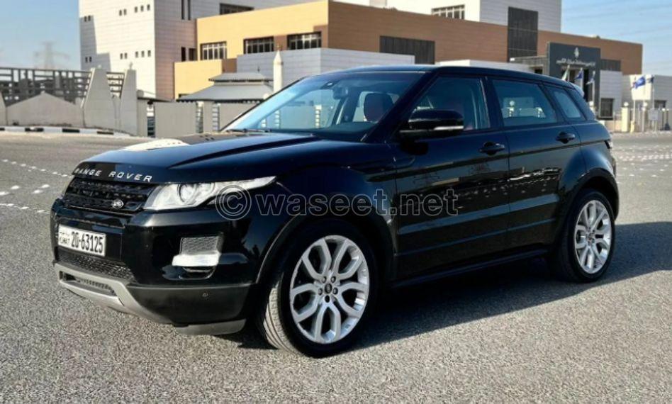 For sale Range Rover Evoque Prestige model 2013 1