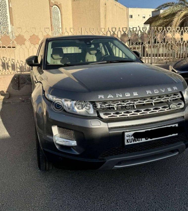 Range Rover Evoque 2015 for sale 0