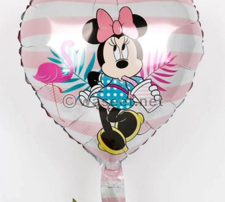 For sale helium balloons in Disney shapes 1