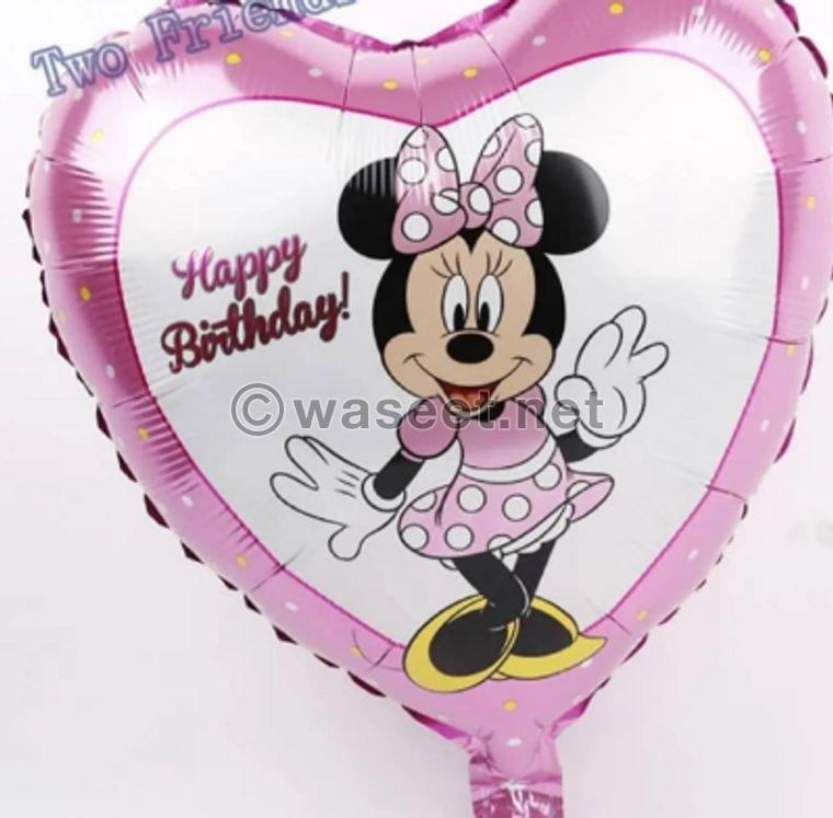 For sale helium balloons in Disney shapes 4