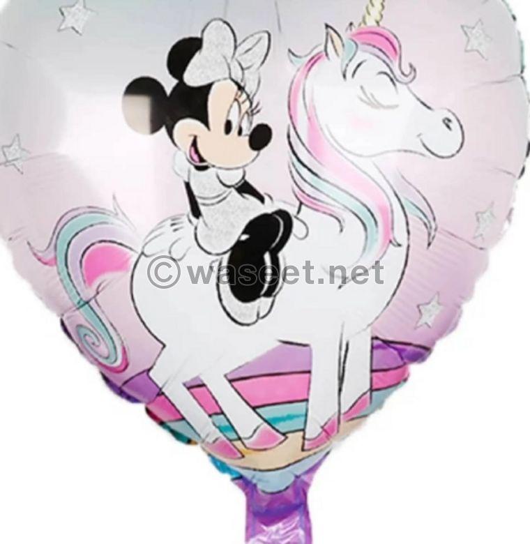 For sale helium balloons in Disney shapes 5