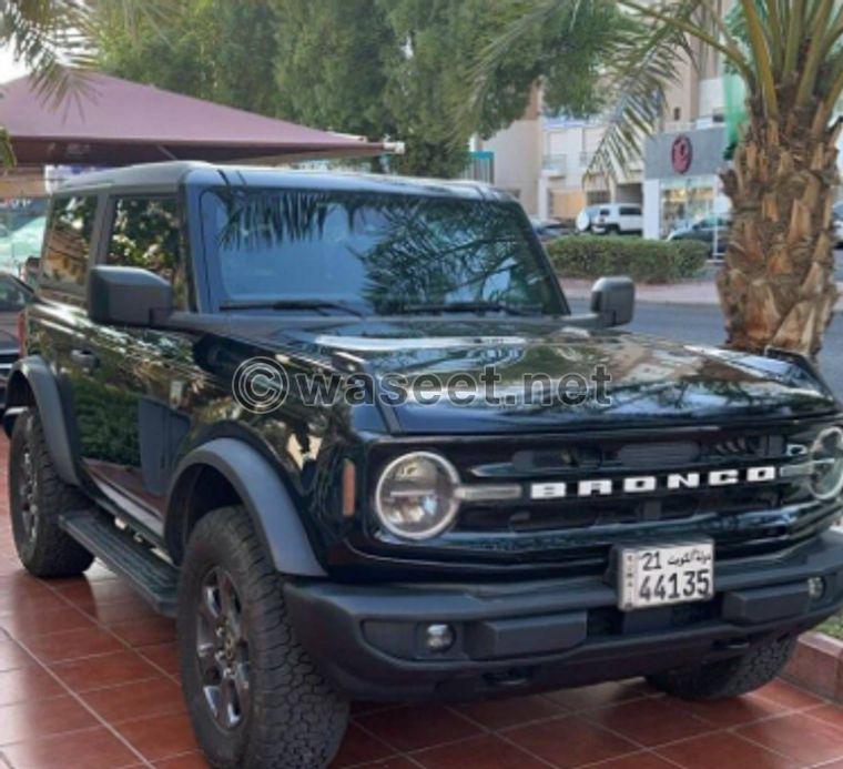 Ford Bronco Big Bend Model 2022 0