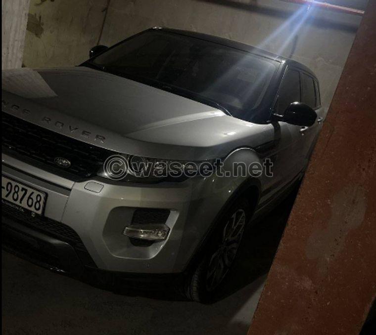 Range Rover Evoque 2015 model for sale 0