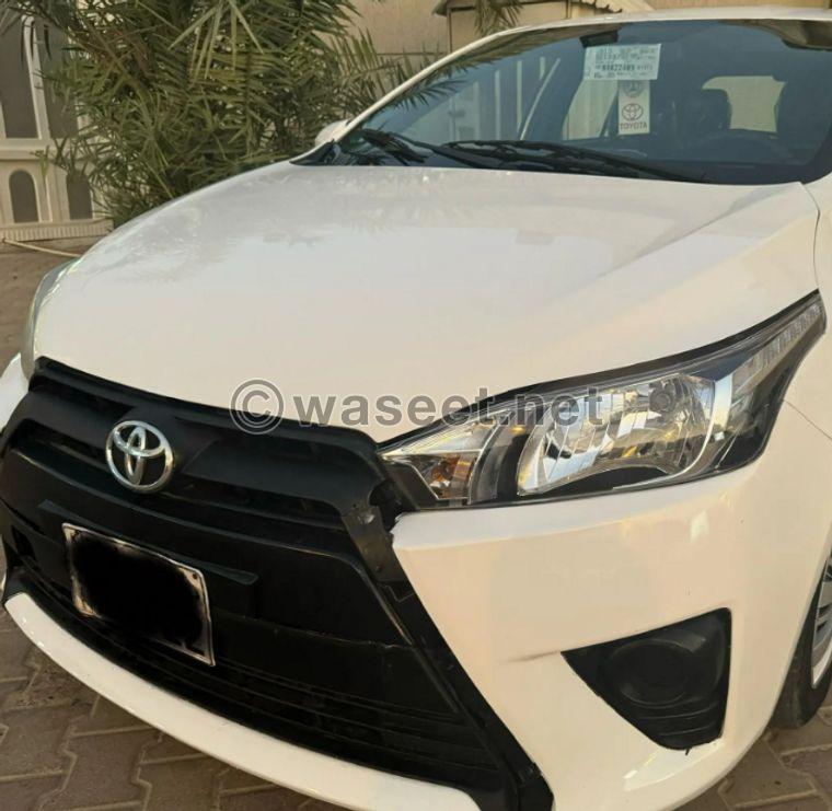 Toyota Yaris 2016 model for sale 1