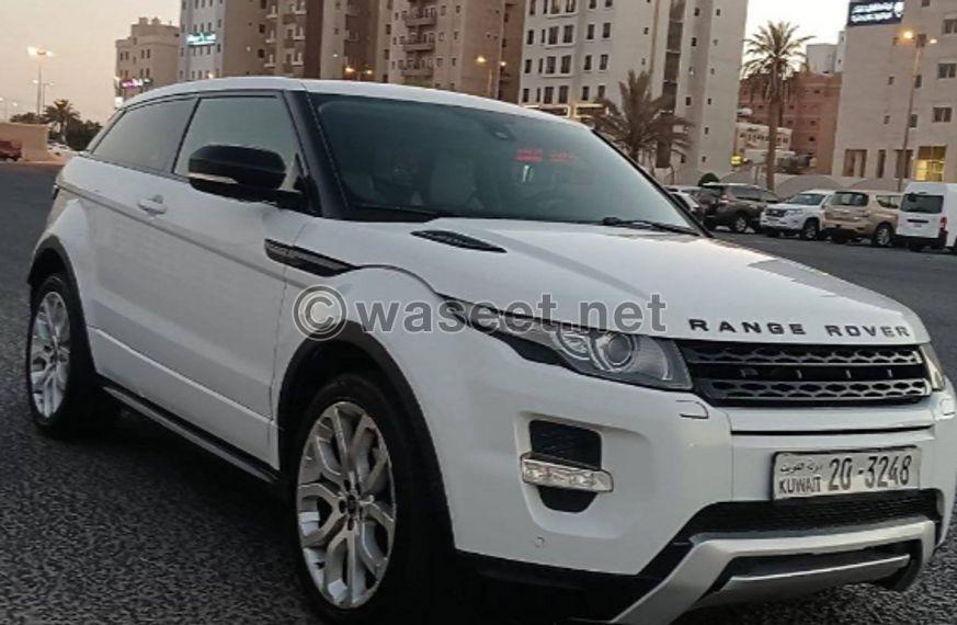 Range Rover Evoque 2012 for sale 2