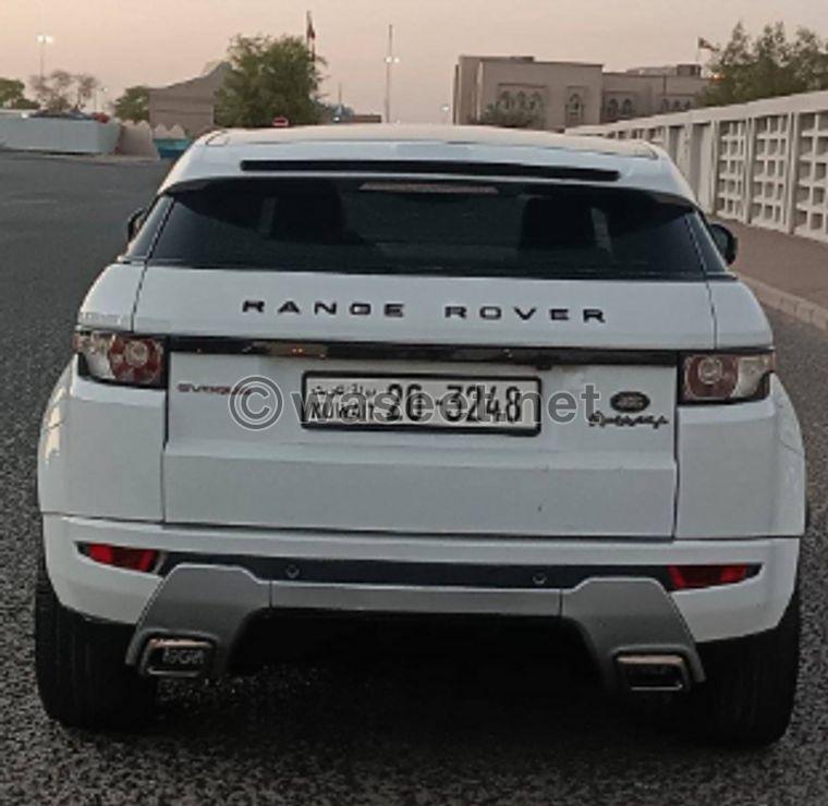 Range Rover Evoque 2012 for sale 3