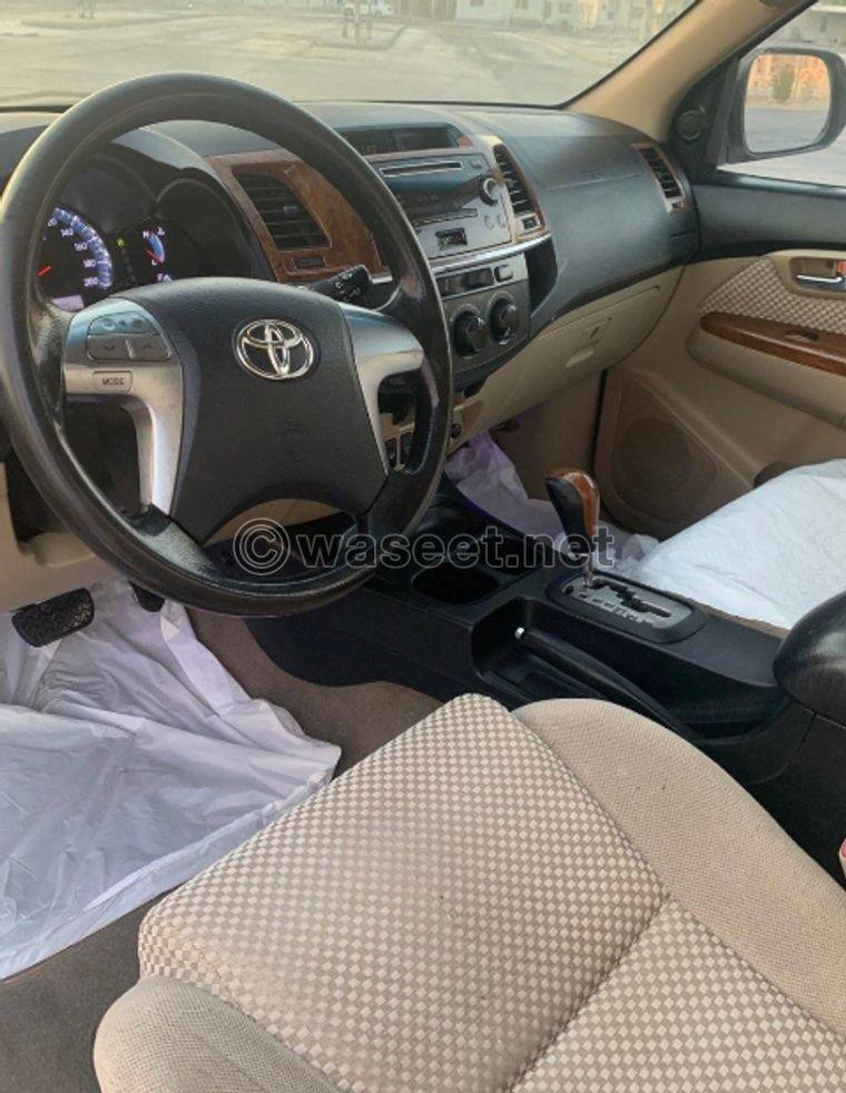 Toyota Fortuner 2014 model for sale 2