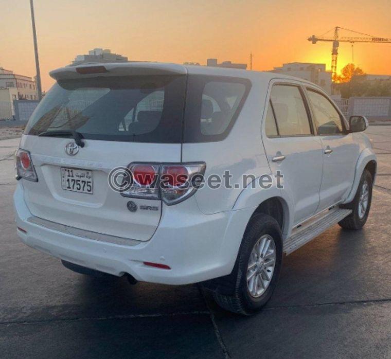 Toyota Fortuner 2014 model for sale 4