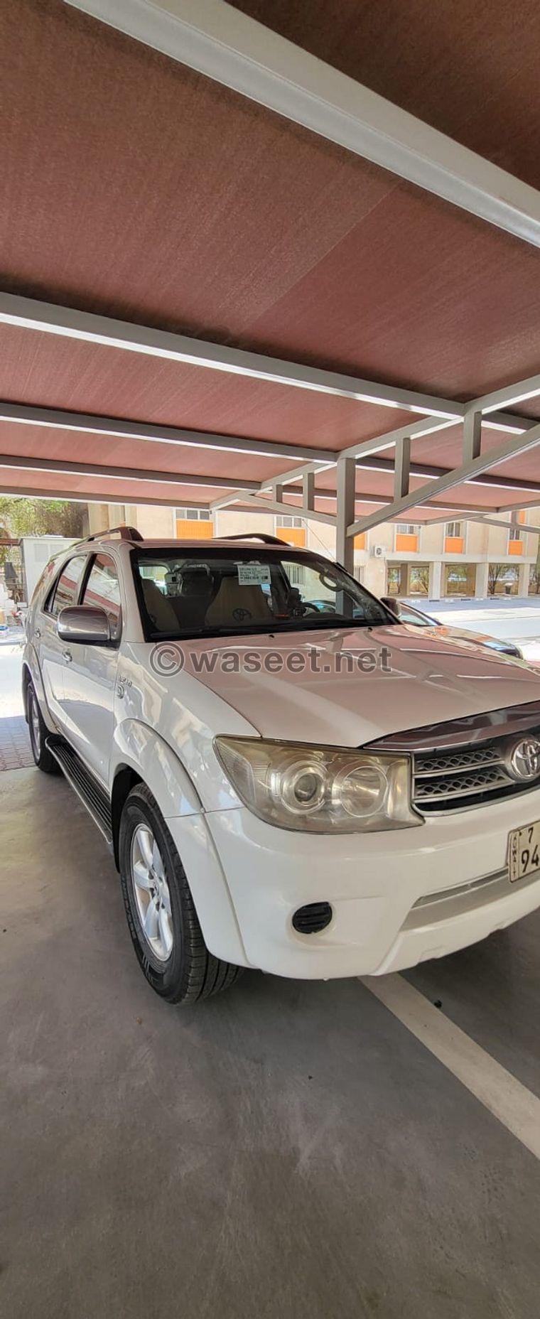 Toyota Fortuner 2010 0