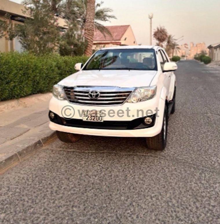 Toyota Fortuner 2014 model for sale 0