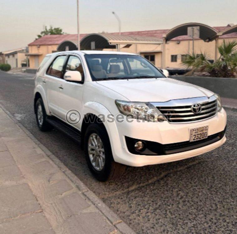 Toyota Fortuner 2014 model for sale 2