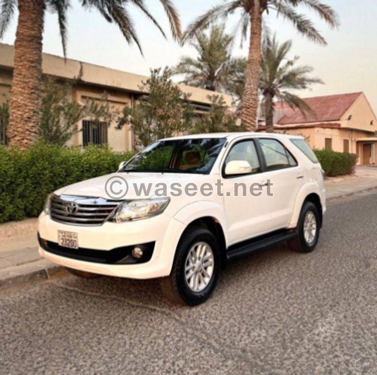 Toyota Fortuner 2014 model for sale 3