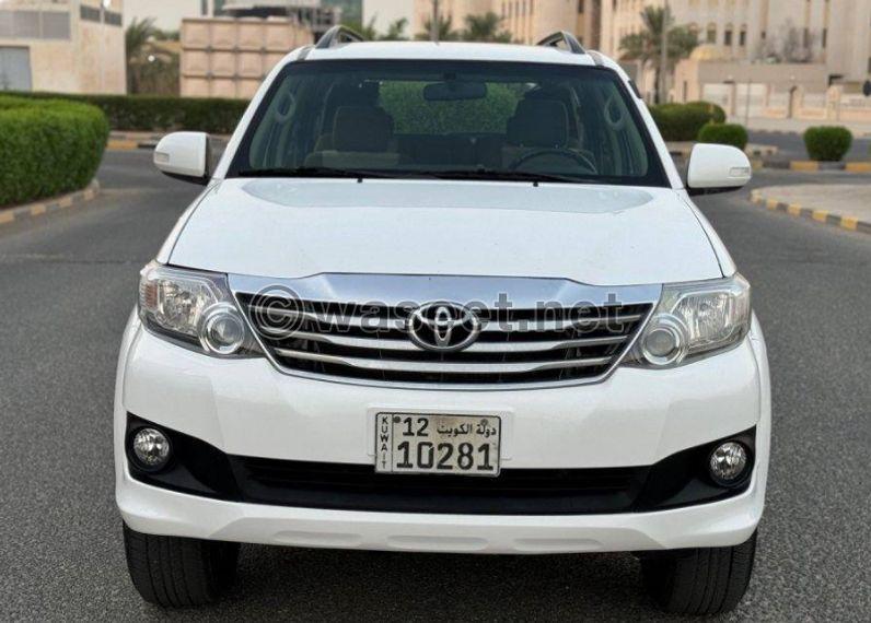 Toyota Fortuner 2013 for sale 0