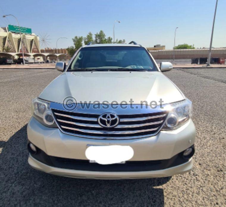 Toyota Fortuner 2013 for sale 0