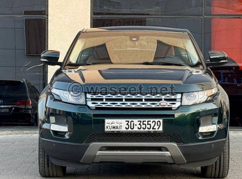 For sale Range Rover Evoque model 2013 0