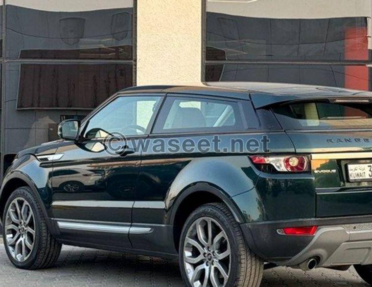 For sale Range Rover Evoque model 2013 2