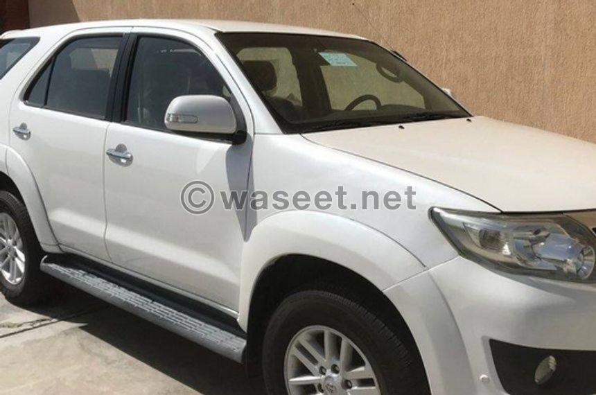 TOYOTA FORTUNER MODEL 2014  1