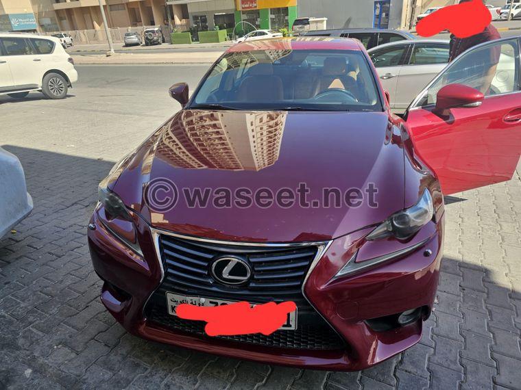  Lexus IS350 model 2014  0