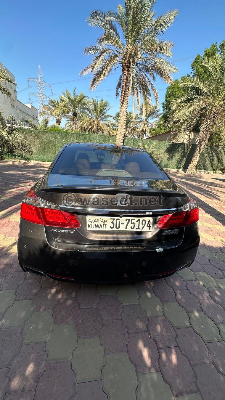 For sale Honda Accord model 2015  3