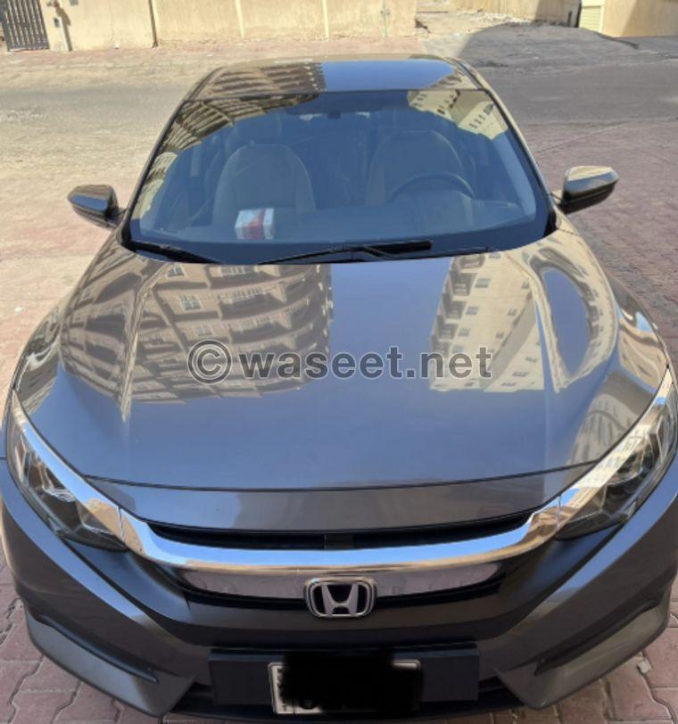 HONDA CIVIC MODEL 2018 0