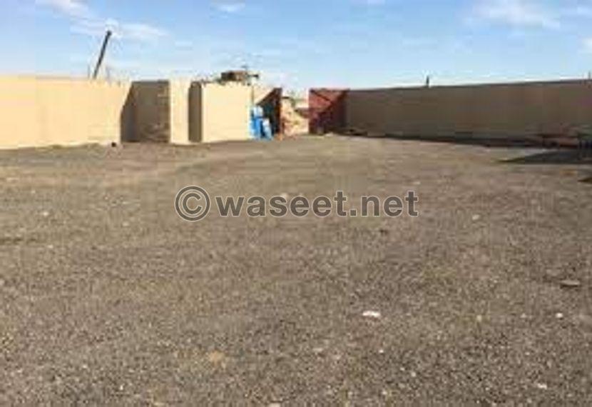 For rent a warehouse of open and fenced land  0