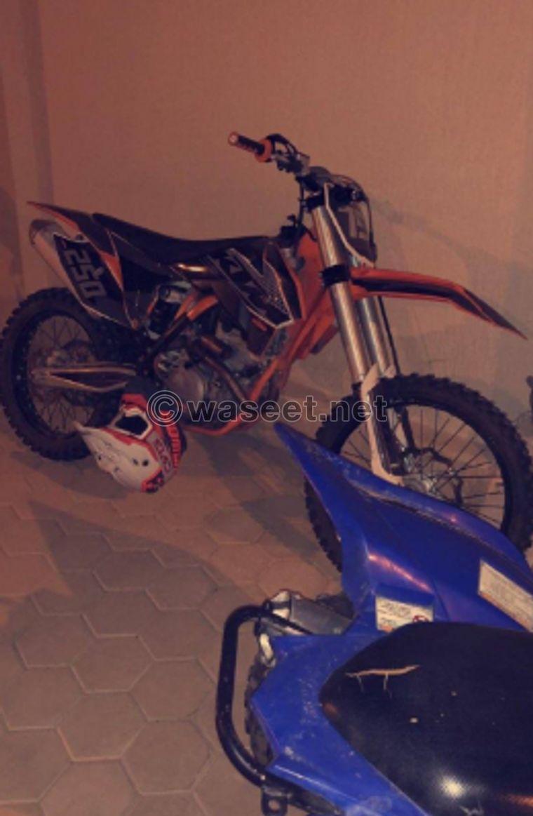 للبيع سيكل ktm 250 sxf  0