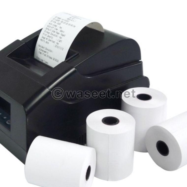 Cash roll thermal roll knet roll for your laundry shop 0