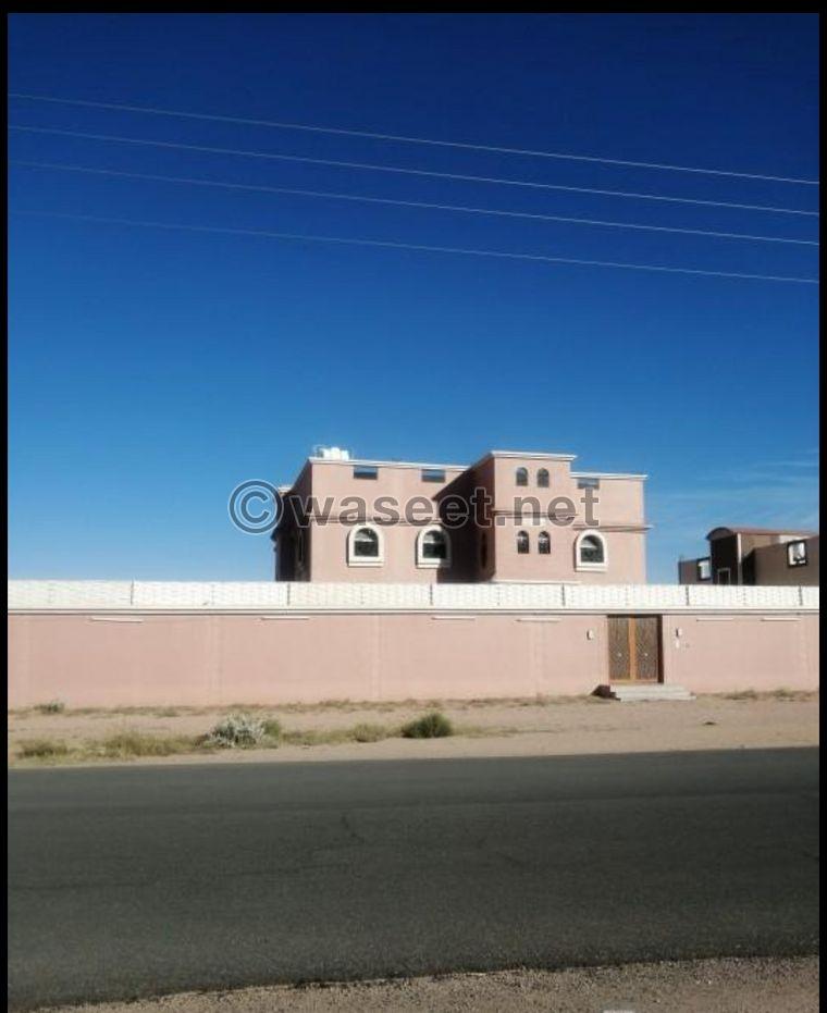 Two-storey building and free land in Saudi Arabia  0