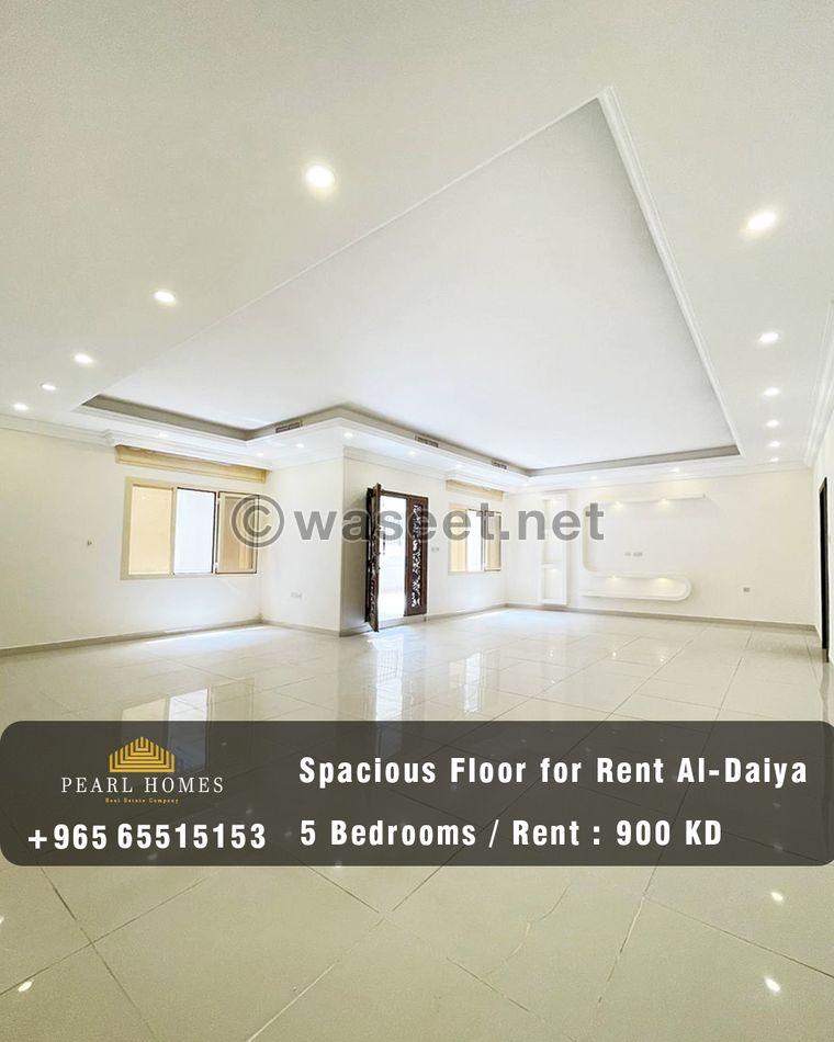 Large floor for rent in Daiya  0
