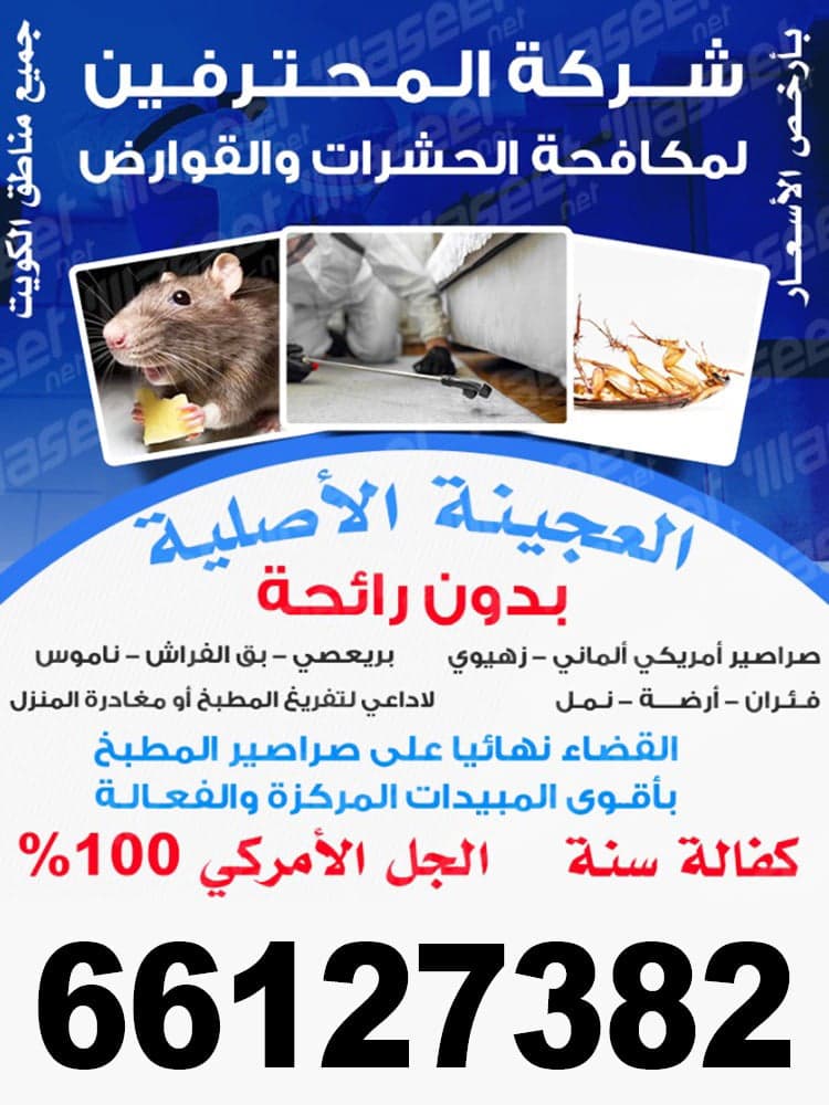 المحترفين لمكافحة الحشرات