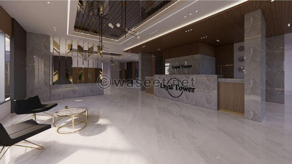 Own a luxurious apartment in Layal Tower Salmiya with an area of 107 square meters 9