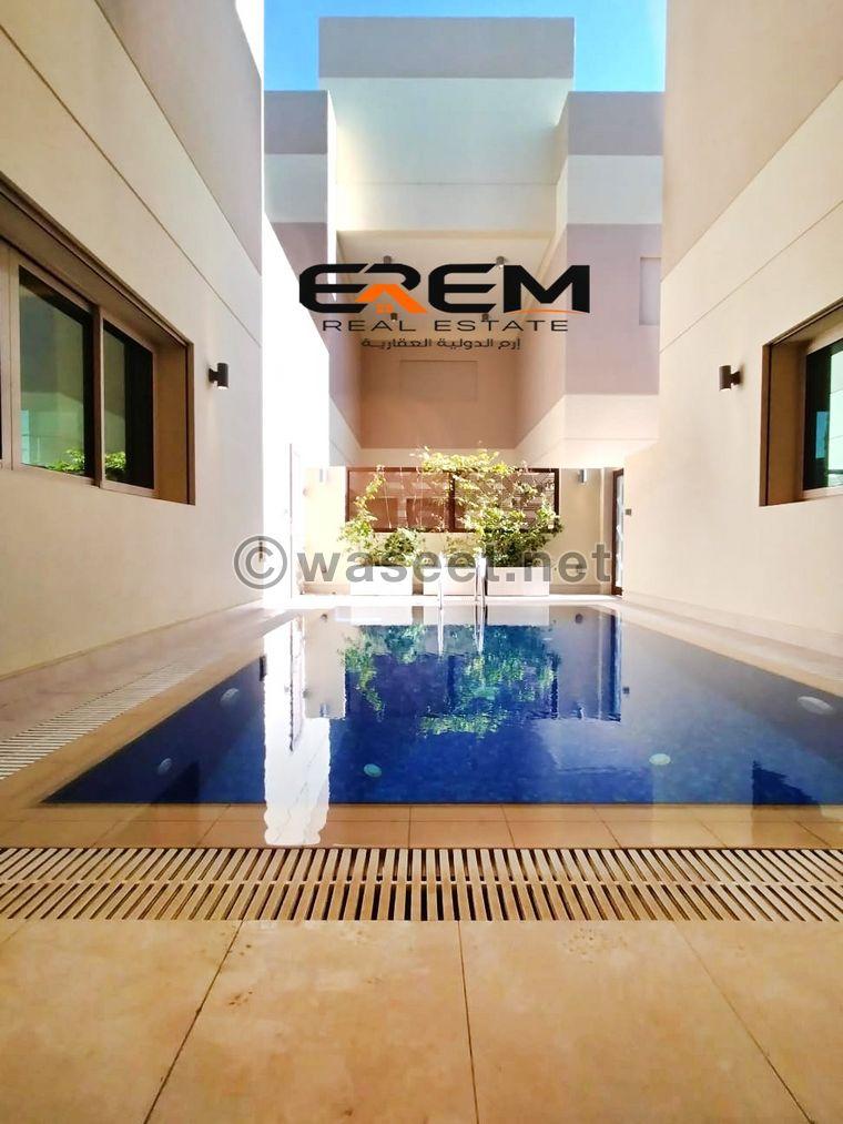For rent a villa in Eqaila with a swimming pool 0