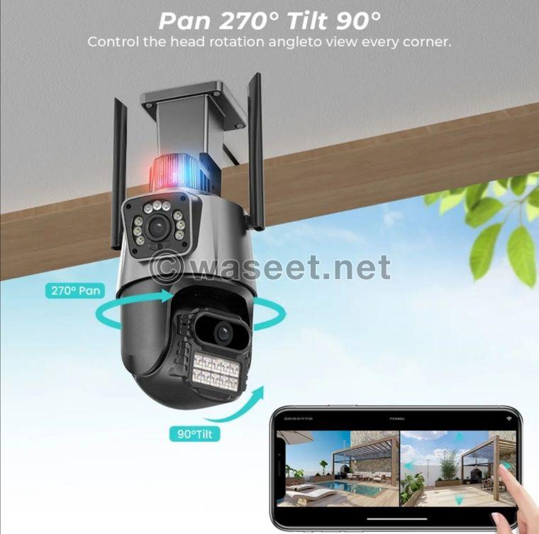 Two cameras with one camera 4K WiFi or network line  1