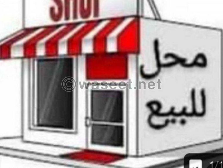 For sale in Al Jabriya, a shop suitable for a grocery store, a barber shop, a restaurant with a residential plot  0