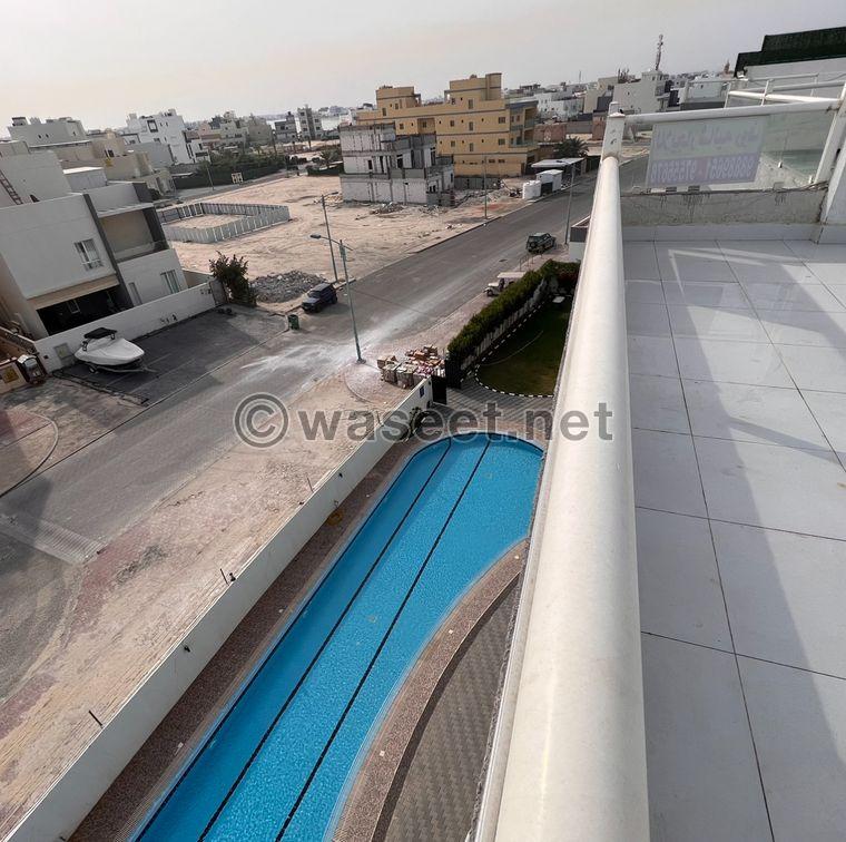 For rent, a chalet in Al-Muhanna, 6 roof apartments for families only 6