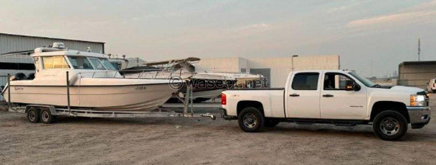 Boat trimming and towing service 0