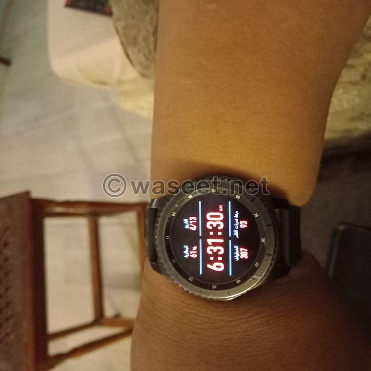 Samsung Gear s3 Frontier smart watch  1