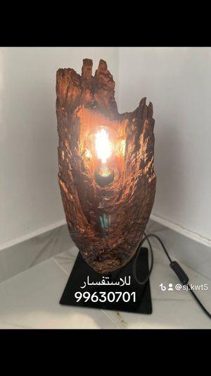 Natural wood lamps 
