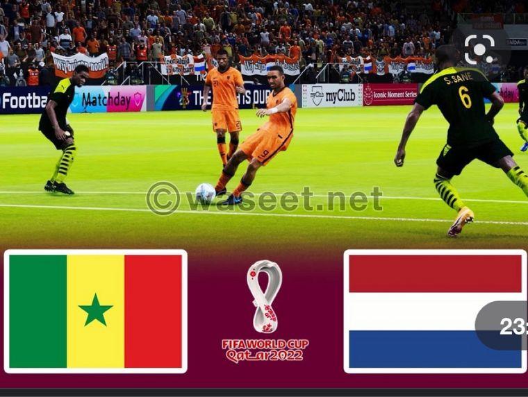 تذكرة لمباراة هولندا ضد السينغال 0