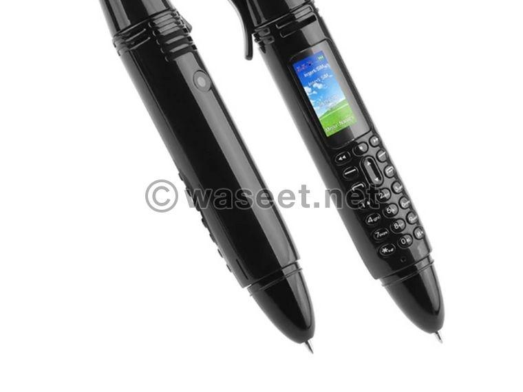 Dual SIM pen phone, camera and speaker  0