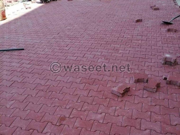 A teacher of overlapping tiles, crabstone and ceramics in all areas of Kuwait  1