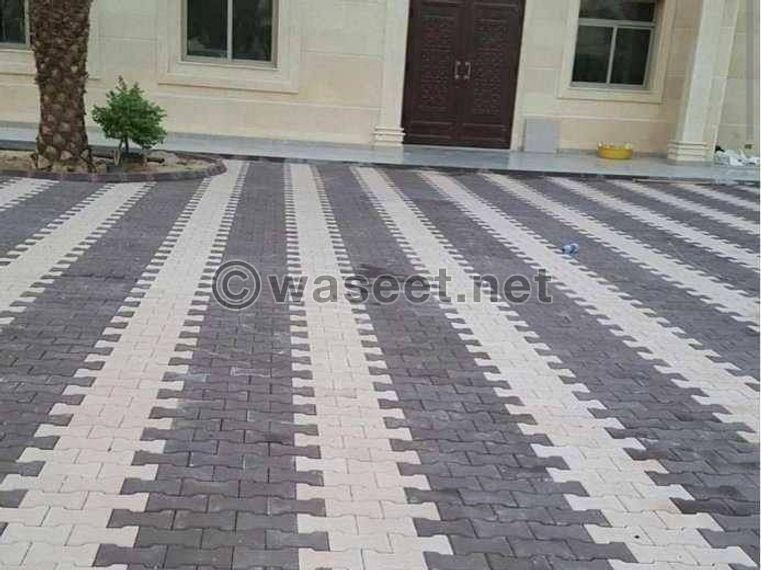 A teacher of overlapping tiles, crabstone and ceramics in all areas of Kuwait  2